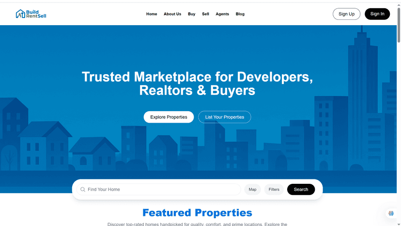 BuildRentSell Website